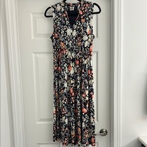 Women’s Floral Sleeveless Midi Dress